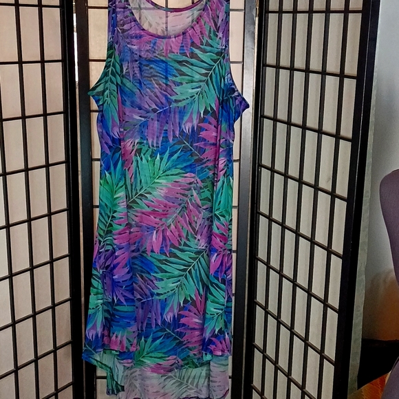 #26. Sheer cover up palm leaf OS🌴🌴🌴 - Picture 1 of 4